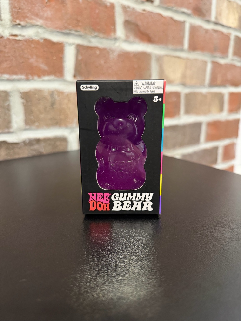 Nee Doh Purple Gummy Bear Stress Toy